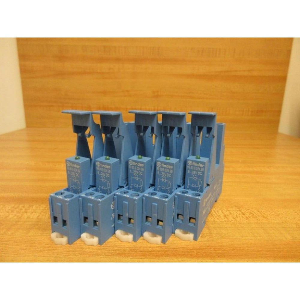 Finder 95.95.3 Relay Socket (Pack of 5) - Used