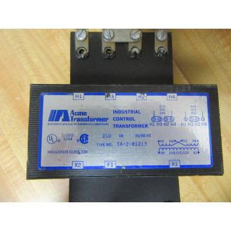Acme TA-2-81213 Industrial Control Transformer TA281213 - Used