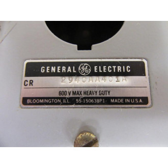 General Electric 2940AA401A Push Button Enclosure - Used
