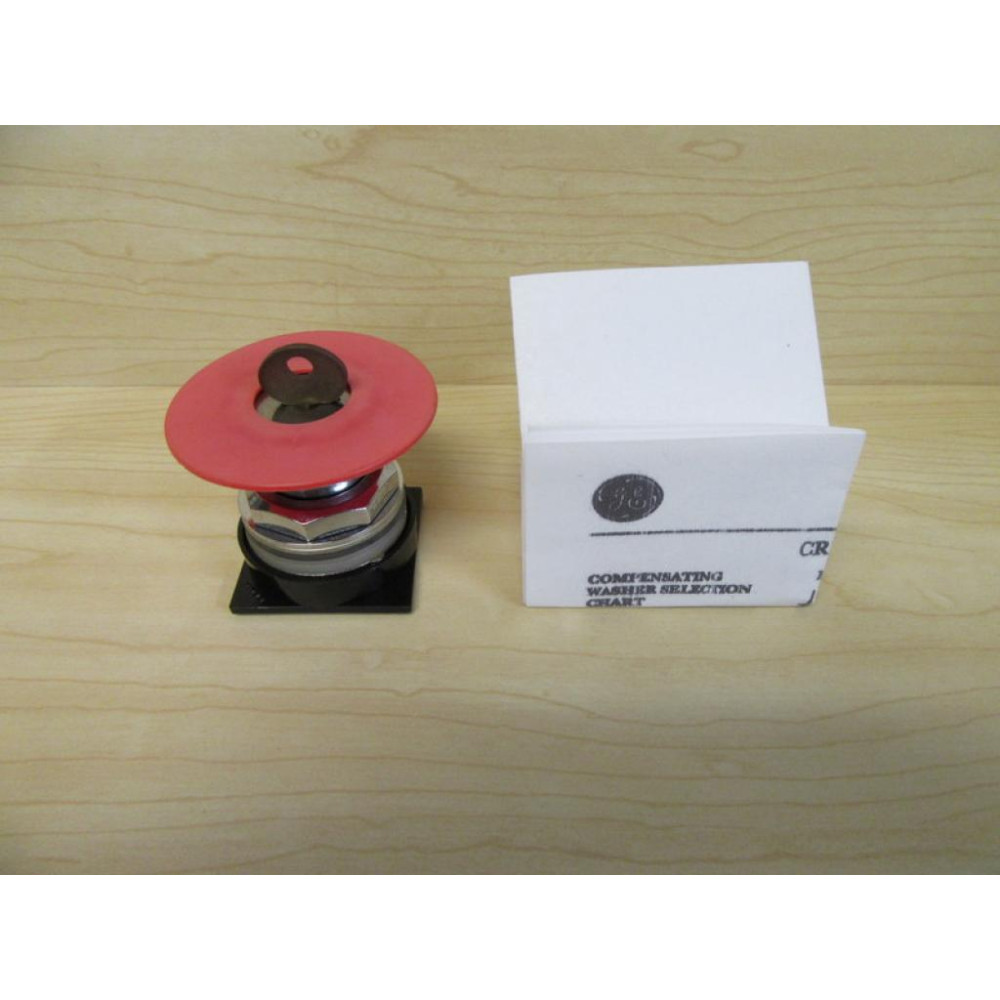 General Electric CR104PBK00A1M Push Button Locking Switch - New No Box