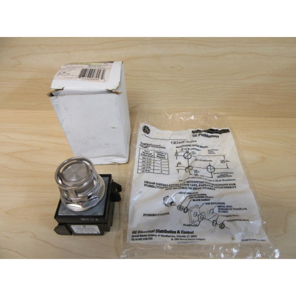 General Electric CR104PBT11C3S2 Push Button Switch