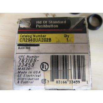 General Electric CR2940UA202B Push Button Switch