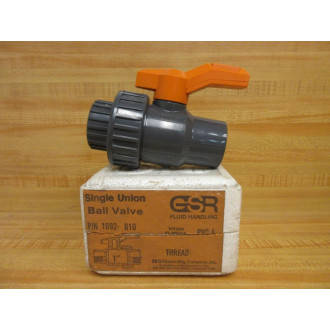 GSR 1092-010 Single Union Ball Valve 1" 1092010