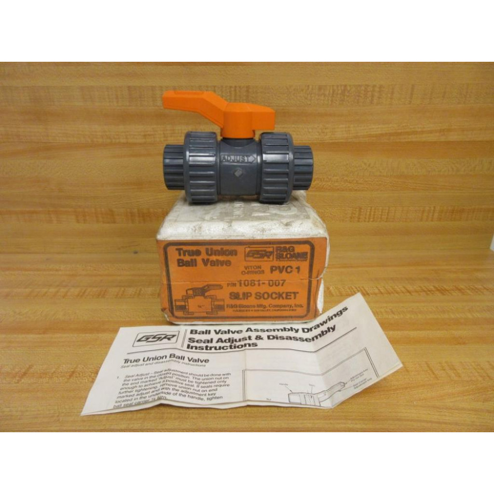 GSR 1081-007 True Union Ball Valve 34" 1081007