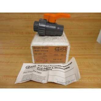 GSR 1091-007 Single Union Ball Valve 34" 1091007