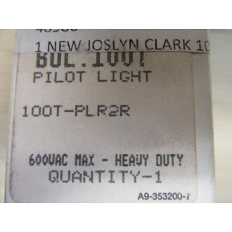 Joslyn Clark 100T-PLR2R Pilot Light 100TPLR2R