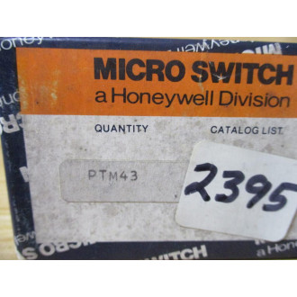 MicroSwitch PTM43 Honeywell Push Button
