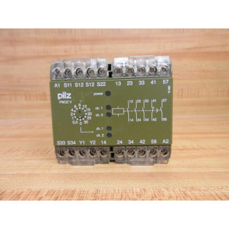 Pilz PNOZ V 30S 24 VDC 47490 Safety Relay PNOZV30S24VDC47490 WO Mounting Tab