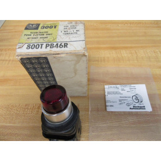 Allen Bradley 800T-PB46R Push Button Switch