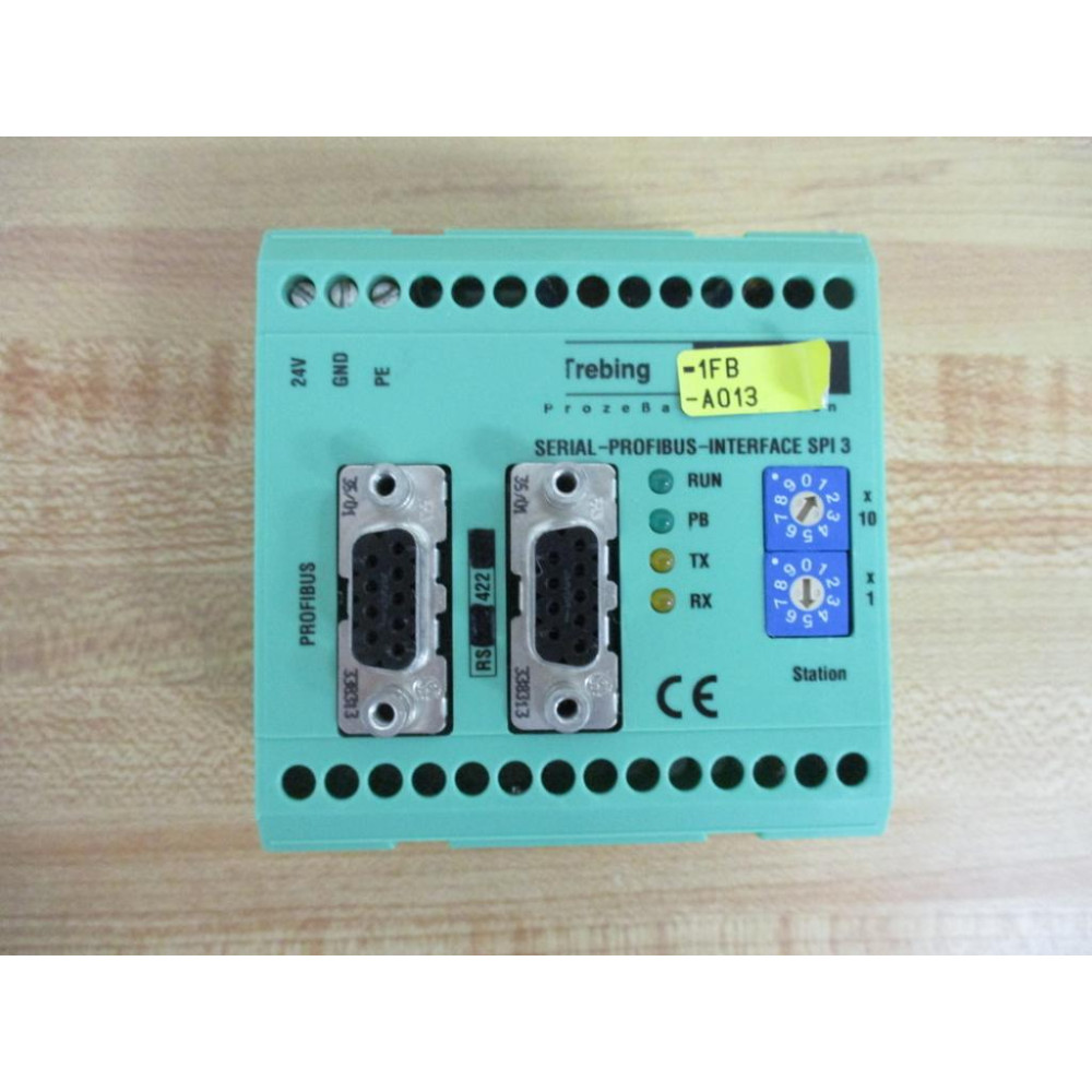 Trebing + Himstedt 10001237 SPI3 Profibus Interface SPI3-RS422 - Used