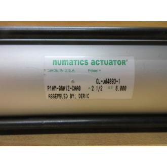 Numatics Actuator P1AM-06A1Z-CAA0 Asco Cylinder - New No Box
