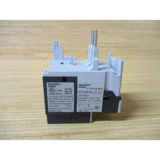 Sprecher + Schuh CT7N-23-B10 Thermal Overload Relay 0.75-1.0A Ser.A - Used