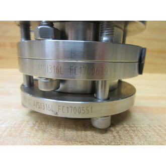 GEA GEA-7 2" PN10 AISI316L FC1700639 Butterfly Vavle - New No Box