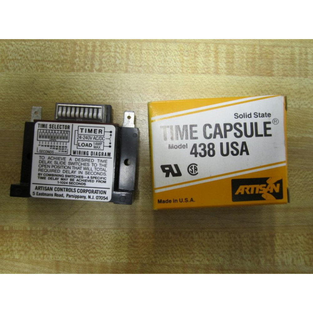 Artisan 438 USA Time Delay Relay 438USA 24-240VACDC