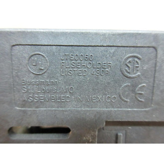Bussmann JTN60060 Safety J Finger Safe Fuse Holder - Used
