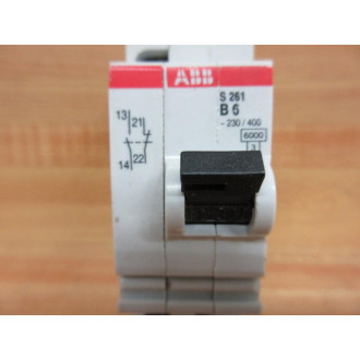 ABB S 261 B 6 Circuit Breaker S261B6 With VDE0660T.200 - Used