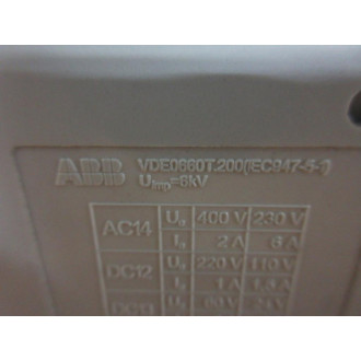 ABB S 261 B 6 Circuit Breaker S261B6 With VDE0660T.200 - Used