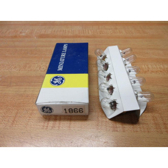 General Electric 1866 GE Miniature Light Bulb Lamp (Pack of 10)