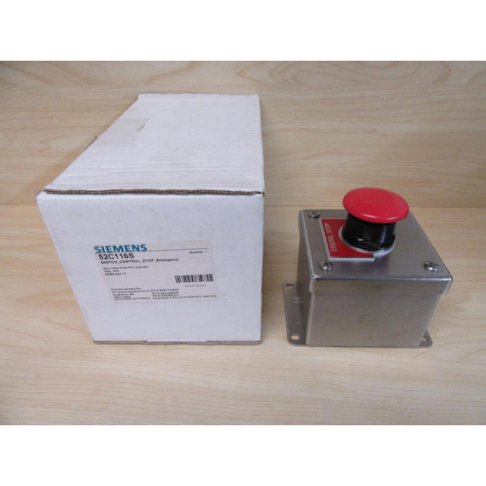 Siemens 52C116S Emergency Switch