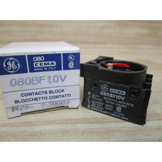 General Electric 080BF10V Contact Block GE