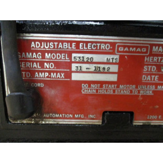 Gamag 11670 Milwaukee 4297-1 Drill Press 53120 MTS - Used