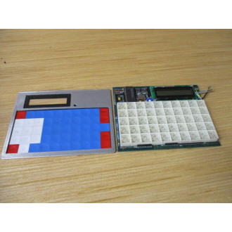 Matthews Swedot 839-054 Keypad Interface Board GA876E Blue & Red - Used