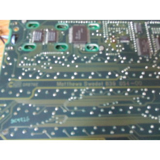 Matthews Swedot 839-054 Keypad Interface Board GA876E Blue & Red - Used