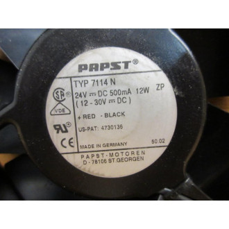 Papst TYP 7114 N Axial Fan TYP7114N - Used