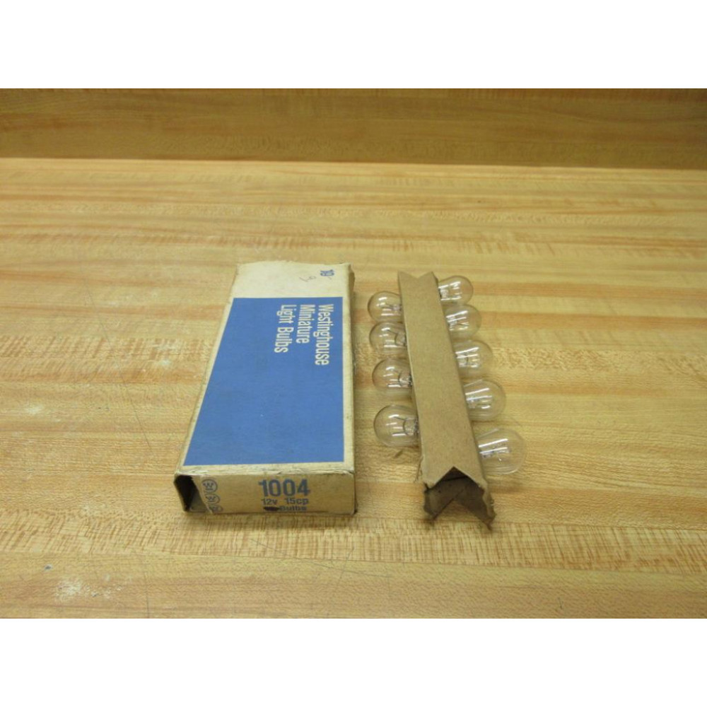 Westinghouse 1004 Miniature Lamp Light Bulbs (Pack of 9)