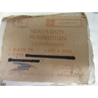 General Electric CR2940UA402B Push Button Switch