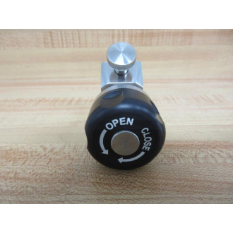 Artesyn 8235067 Pneumatic Pinch Valve .250" x .500" With OpenClose Knob - New No Box
