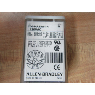Allen Bradley 700-HA33A1-4 Relay 700-HA33A1-4 Series B (Pack of 3) - New No Box