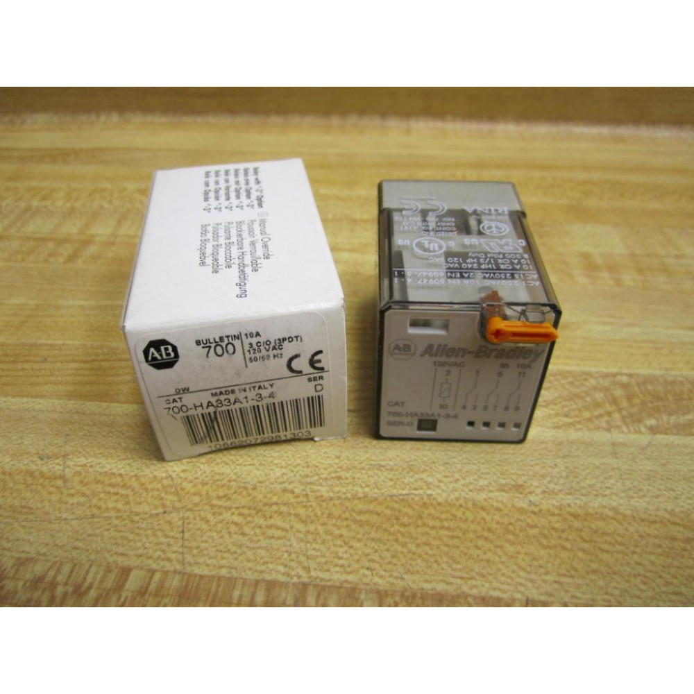 Allen Bradley 700-HA33A1-3-4 Relay 700-HA33A1-3-4-120VAC