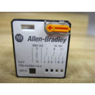 Allen Bradley 700-HA33A1-3-4 Relay 700-HA33A1-3-4-120VAC - Used