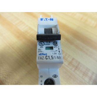 Eaton FAZ-C151-NA-SP 15A Circuit Breaker FAZC151NASP - Used