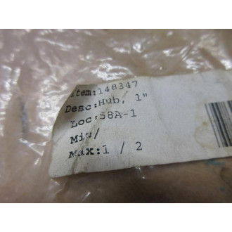 Guardian 07A Gear Grip Coupling Hub 148347, 1" Hub ID