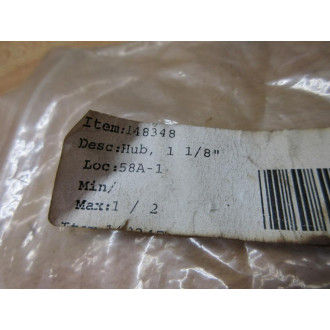 Guardian 07A Gear Grip Coupling Hub 148348, 1-18" Hub ID - New No Box