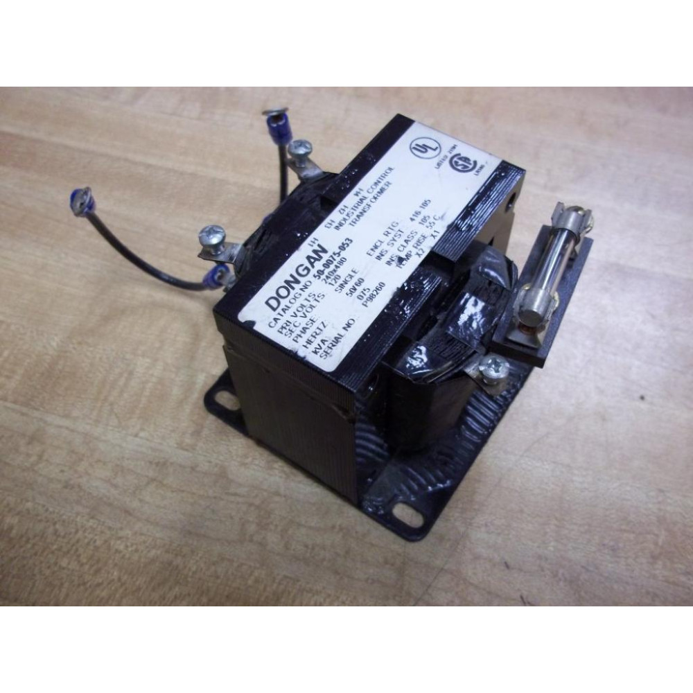Dongan 50-0075-053 Transformer .075KVA - Used