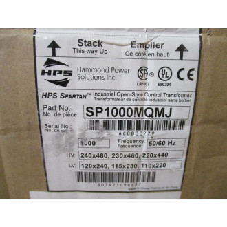 Hammond Power Solutions SP1000MQMJ Industrial Open-Style Control Transformer