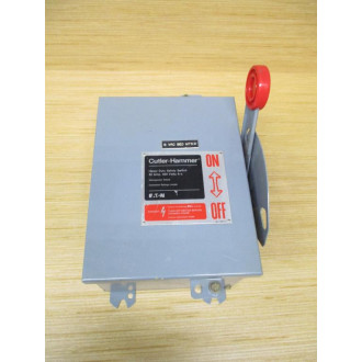 Cutler Hammer DH361UDK Eaton Safety Switch Single Knockout - Used