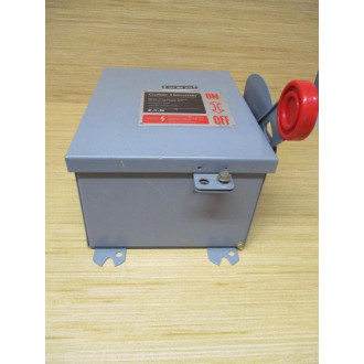 Cutler Hammer DH361UDK Eaton Safety Switch Single Knockout - Used