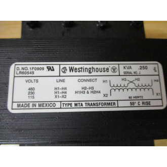Westinghouse 1F0909 Transformer