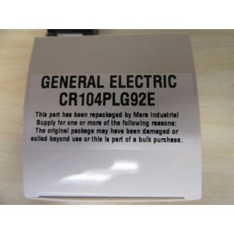 General Electric CR104PLG92E Pilot Light