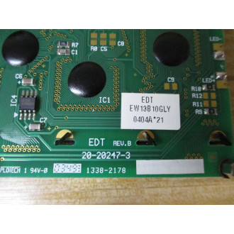 EDT EW13B10GLY Display Board 20-20247-3 - New No Box