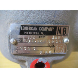 J.E. Lonergan EIFH-G2JAM11 Pop Off Valve E1FH-G2JAM11 - New No Box