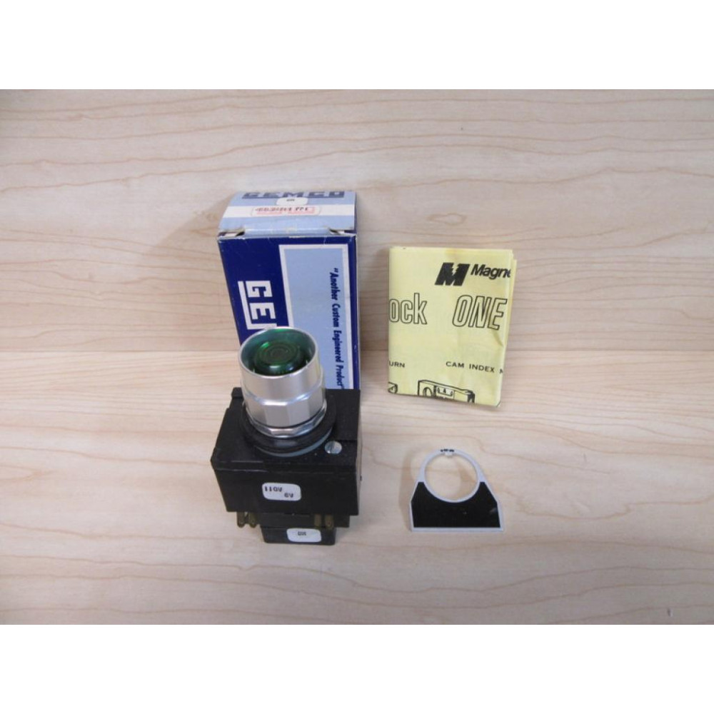 Gemco 404L 24211 PP112 Push Button Switch WLegend