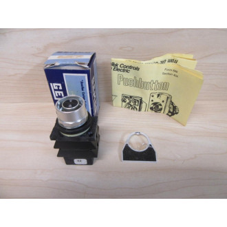 Gemco 404P 1231 PP1 Push Button Switch W2 Contact Blocks
