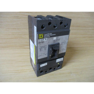 Square D KAL36225 Circuit Breaker Amps-225 - Used