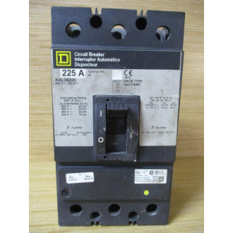 Square D KAL36225 Circuit Breaker Amps-225 - Used