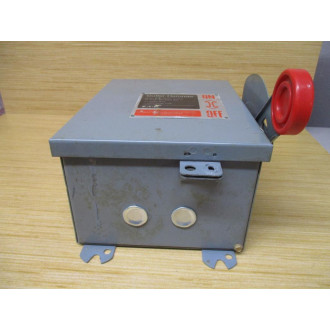 Cutler Hammer DH361UDK Eaton Safety Switch 5 Knockouts - Used
